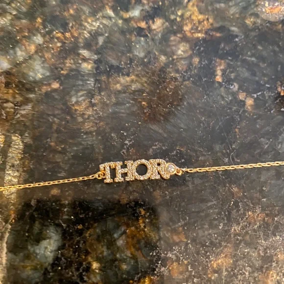 14K Yellow Gold & Diamond “THOR” Bracelet - Picture 5 of 5